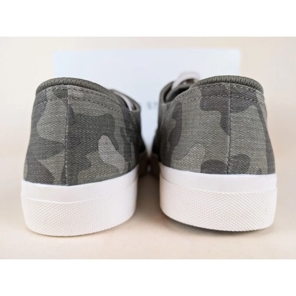 Sun + Stone Kiva Casual Sneakers Mens 10 M Green Camo Low Top Lace Up Shoes NWB_6